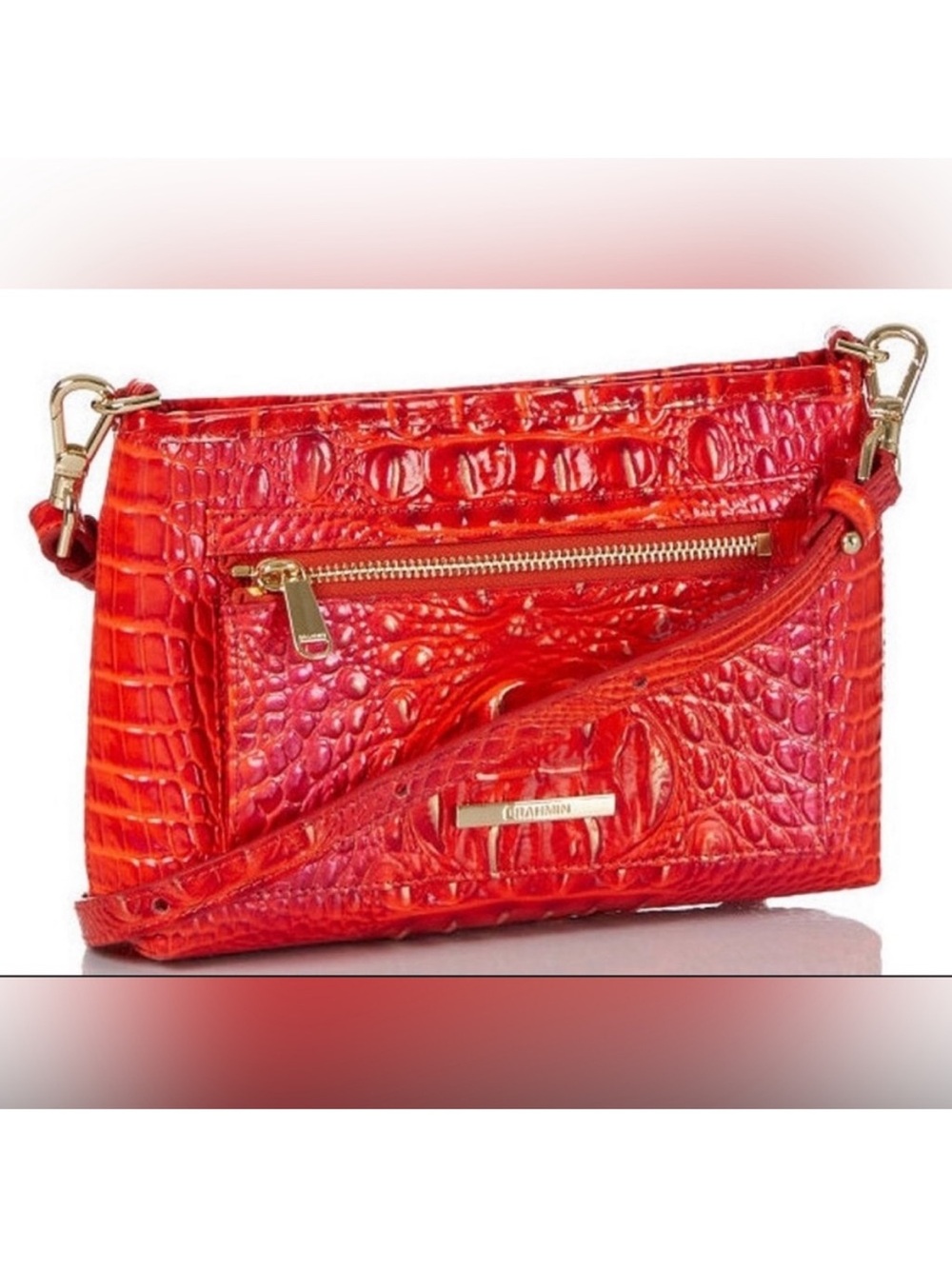 🔥 Brahmin Vida Flame Melbourne Crossbody -NWOT